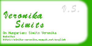 veronika simits business card